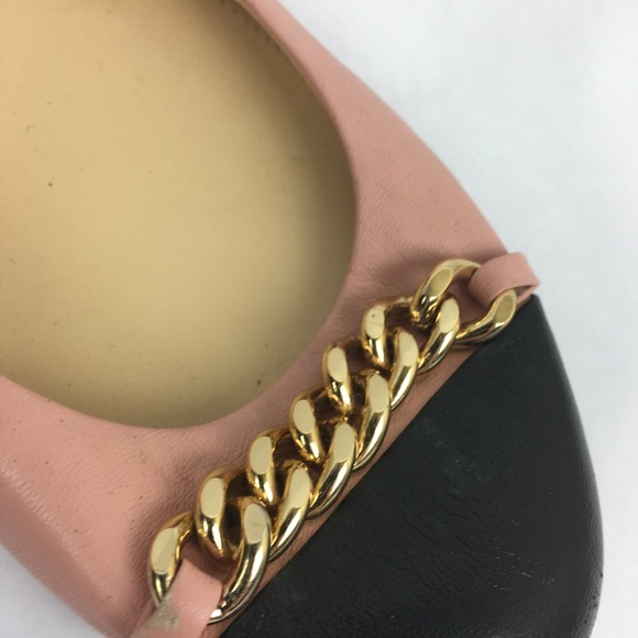 J. Crew Shoes - Pink J. Crew Gold Chain Flats